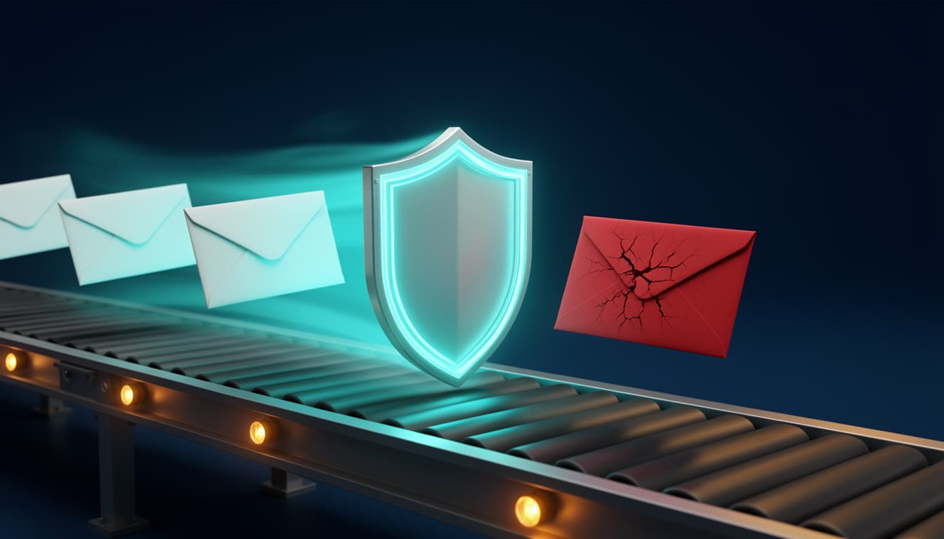 Check every message on the way in and on the way out.